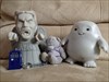 British friends in America Your bear spent some extra time at a home of huge Dr. Who fans. Recognize any of these?