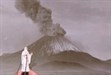 Gandalf with Mt Doom/Mt Ngauruhoe