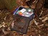 A nice mud covered cache