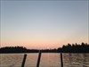 Sunset on Bridge Lake