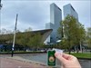 This TB visited Rotterdam, in the Netherlands! Log image uploaded from Geocaching® app