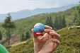 Globe in Zakarpattia Oblast - Kolochava From Norway to Ukraine :)