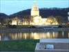Greek near West Virginia State Capitol building in Charleston, WV, USA.