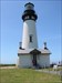 Yaquina Head Lighthouse Oregon Overlooks the Pacific Ocean in Newport, OR, USA