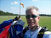 The USPA Skydive bug after its skydives We made three jumps from 14,500 feet out of a Super Otter jump plane at the Gold Coast Skydivers dropzone in Lumberton, Mississippi.  Great fun!