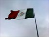 Mexican Flag Flying over the Nuevo Laredo cache