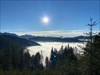Ein Platz ab der Sonne, über dem Nebel  Bild aus der Geocaching®-App hochgeladen