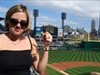 My daughter in law at PNC Park