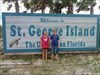 We dropped the coin off on St. George Island.