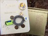 Gold plated geocache initial release First stage to mark 500 finds. Here&#39;s to the next 500.