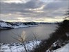 view from akutt tyven(hospital thief) a warm winter day in Kristiansund