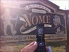 T.B. Phone Nome - yup, I'm that big of a dork made a quick work stop in Nome, Alaska today.