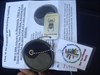 Travel bug dog tag Found in Cattlesburg Kentucky! Really love geocaching! Only been doing this for a week now and I&#39;ve already found 2 travel bugs! :)