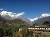 Ghandruk Blick auf Annapurna und Hiunchuli