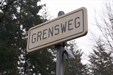 Grenzpunkt op de Grensweg Grenzpunkt at the Grensweg in Austerlitz, Holland.