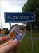 Japiejoo's coin bij Apeldoorn gemeentebord Japiejoo&#39;s coin bij Apeldoorn gemeentebord
