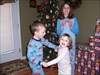 AkinsClan dancing to Christmas Carrols with the TB
