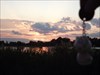 Hello Kitty, Naplas lake and sunset :)