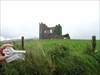 Bei Ballycarbery Castle, Irland