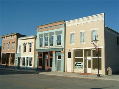 Wisconsin Mazomanie Business District 1906