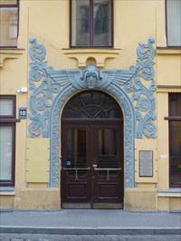 Cat House Portal Riga Latvia Art Deco Art Nouveau On Waymarking Com