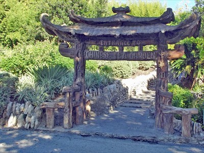 Entrance To Chinese Tea Garden San Antonio Tx Smithsonian Art