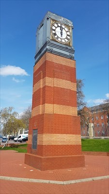 Clock tower - Castle Retail Park - Nottingham, Nottinghamshire ...