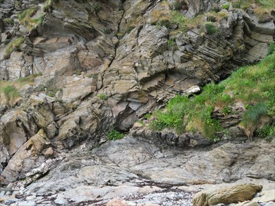 Niarbyl Fault Niarbyl Beach Isle Of Man Places Of Geologic