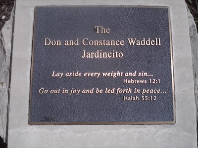 The Don and Constance Waddell Jardincito