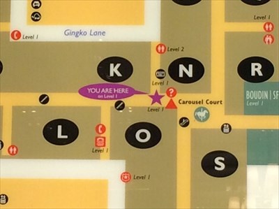 South Coast Plaza Map (Tory Burch) - Costa Mesa, CA - 'You Are Here' Maps  on