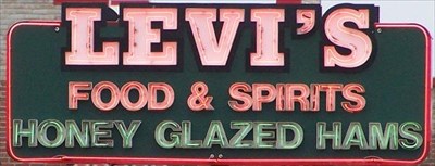 Levi's Food & Spirits - Saginaw, MI - Neon Signs on 