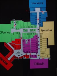 Southpark Mall "u r here map" Moline Illinois.. - 'You Are Here' Maps