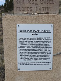 Jose Isabel Flores, Saints of the Cristero War (Memorial to Mexican  Martyrs) - San Luis, CO, USA - Statues of Religious Figures on  