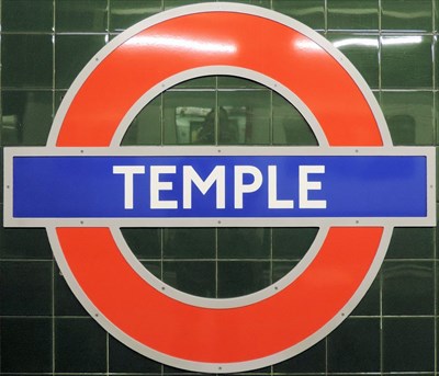 Temple Underground Station - Arundel Street, London, UK - The Underground  on Waymarking.com