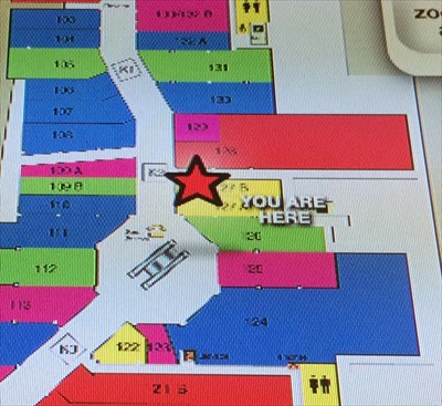 Shops @ Mandalay Place Map (Middle) - Las Vegas, NV - 'You Are Here' Maps  on