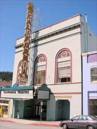 California Theater - Dunsmuir California - Vintage Movie Theaters on