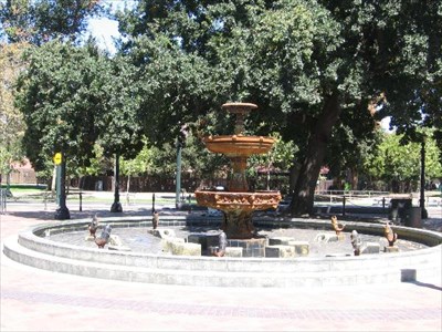 St James Park Fountain San Jose Ca, Garden Fountains San Jose