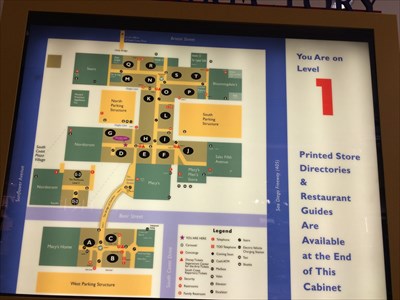 South Coast Plaza Map (Tory Burch) - Costa Mesa, CA - 'You Are Here' Maps  on