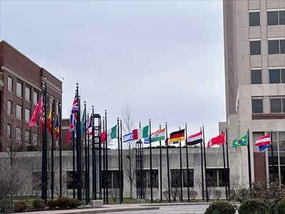 Eli Lilly & Company World Headquarters - Indianapolis, IN - Flags of ...