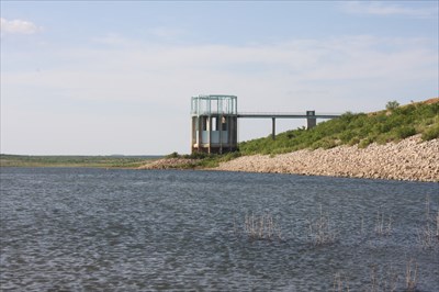 Robert Lee Dam -- nr Robert Lee TX - Water Dams on 