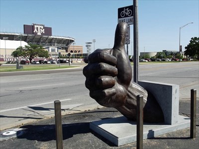 Gig'em Aggies! - College Station, TX - Figurative Public Sculpture on