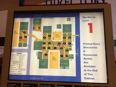 South Coast Plaza Map (Tory Burch) - Costa Mesa, CA - 'You Are Here' Maps  on 