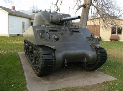 US M4 Sherman Medium Tank - Clintonville, WI - Military Ground ...