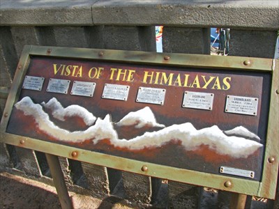 Vista of the Himalayas, Animal Kingdom - Orientation Tables on  
