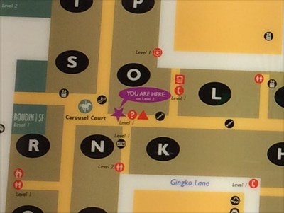 South Coast Plaza Map (Carousel Court Level 2) - Costa Mesa, CA - 'You Are  Here' Maps on