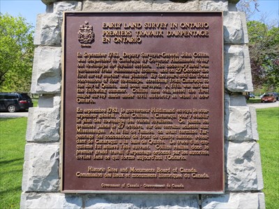 Cnhs Early Land Survey In Ontario Evenement Historique