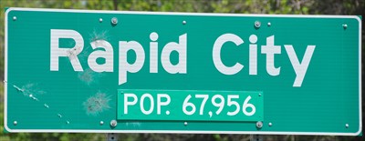 Rapid City, South Dakota ~ Population 67,956 - Population Signs on  Waymarking.com