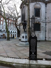 St. Clement Danes Holy Well -- The Strand, Westminster, London, UK - Holy Wells on Waymarking.com