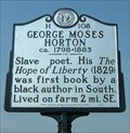 Image for George Moses Horton, Marker H-108