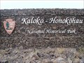 Image for Kaloko-Honokohau National Historic Park